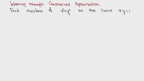 Thumbnail for Spring 2026 - MA261 - Sunkula (8:30)