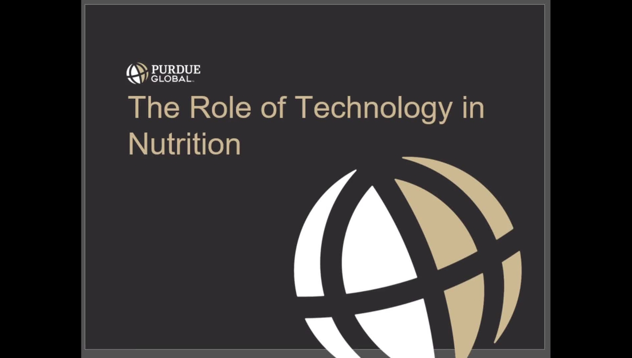 The Role of Technology in Nutrition