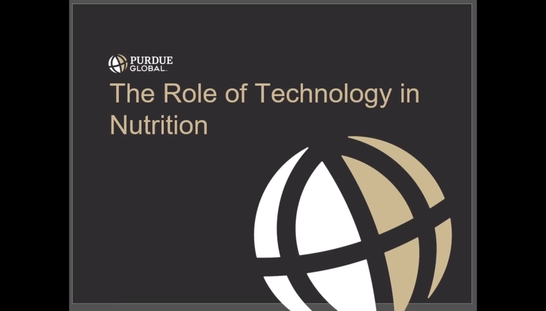 The Role of Technology in Nutrition