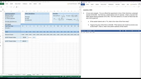 Thumbnail for eMBAFinanceWeek1excel6