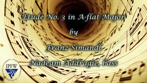 Thumbnail for Etude No. 3 in A-flat Major