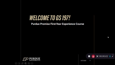 Thumbnail for P07 - Week 1 - Mini Lecture 2 (Syllabus Overview)