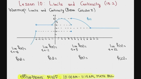 Thumbnail for Spring 2024 - MA261 - Sunkula (Lesson10 - Limits and Continuity)