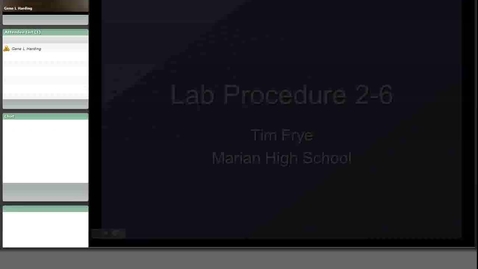 Thumbnail for ECET107 Pres1, Frye, Proc 2-6, Fa11_0