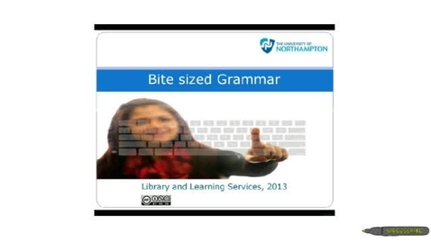 Thumbnail for entry Bite sized Grammar