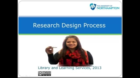 Thumbnail for entry Research Design Process