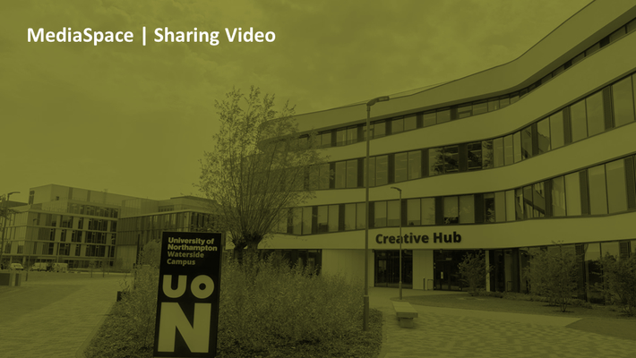 How can I share my video with a colleague?